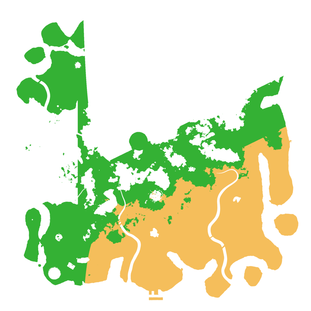 Biome Rust Map: Procedural Map, Size: 4500, Seed: 1765464810