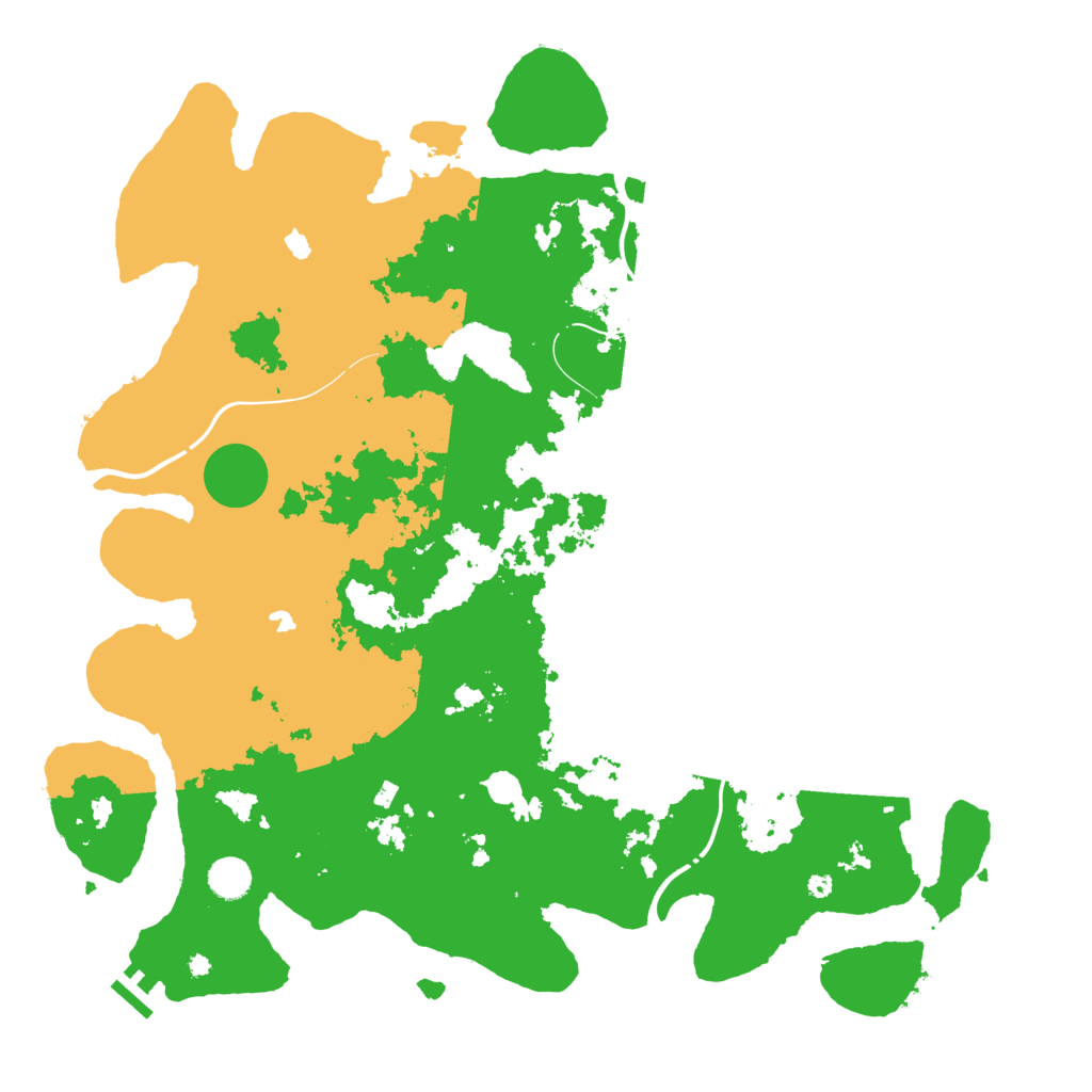 Biome Rust Map: Procedural Map, Size: 4500, Seed: 645030951
