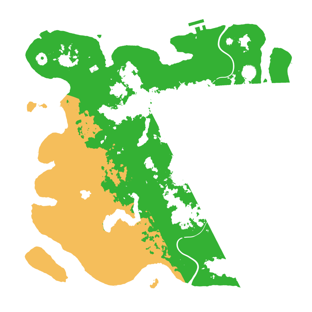 Biome Rust Map: Procedural Map, Size: 4000, Seed: 50510