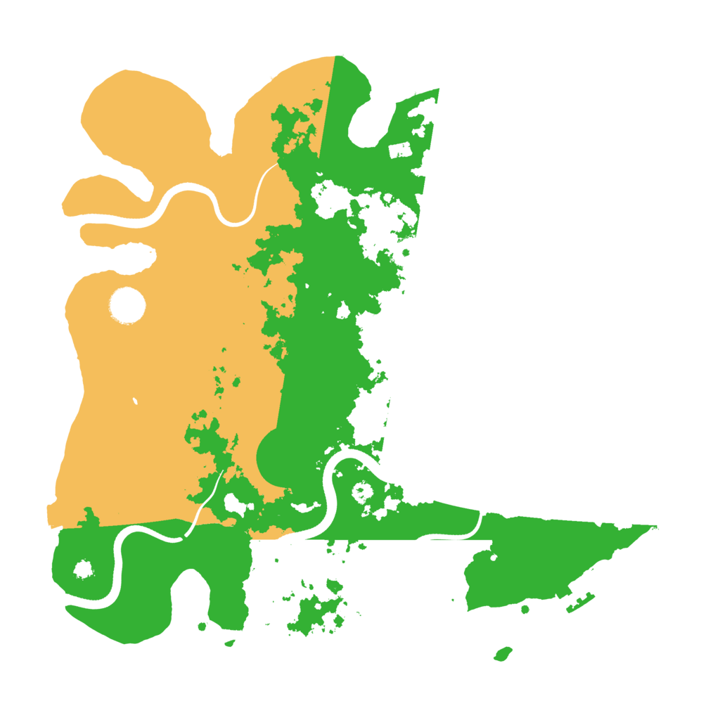 Biome Rust Map: Procedural Map, Size: 3500, Seed: 1229010227