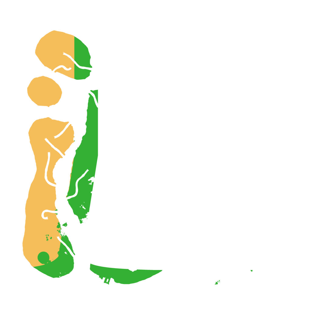 Biome Rust Map: Procedural Map, Size: 3500, Seed: 1229010227