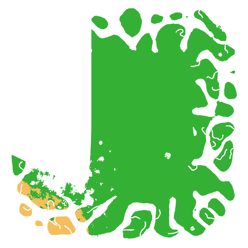 Biome Rust Map: Procedural Map, Size: 6000, Seed: 101101
