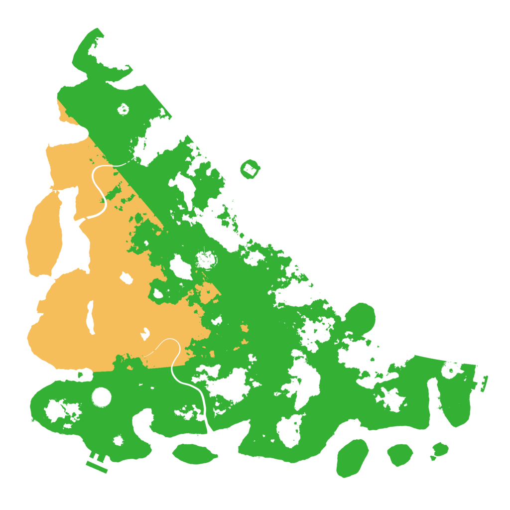 Biome Rust Map: Procedural Map, Size: 4599, Seed: 1234567890