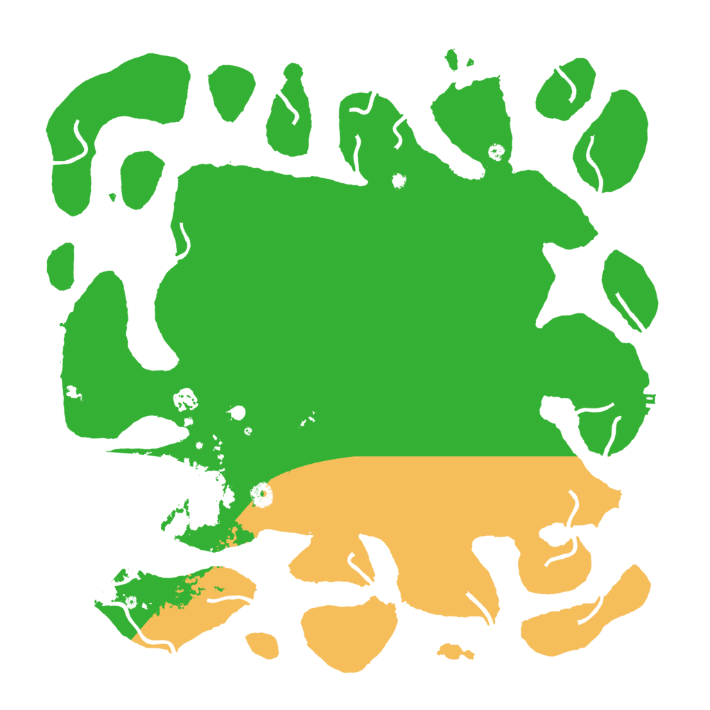 Biome Rust Map: Procedural Map, Size: 4500, Seed: 2099337734