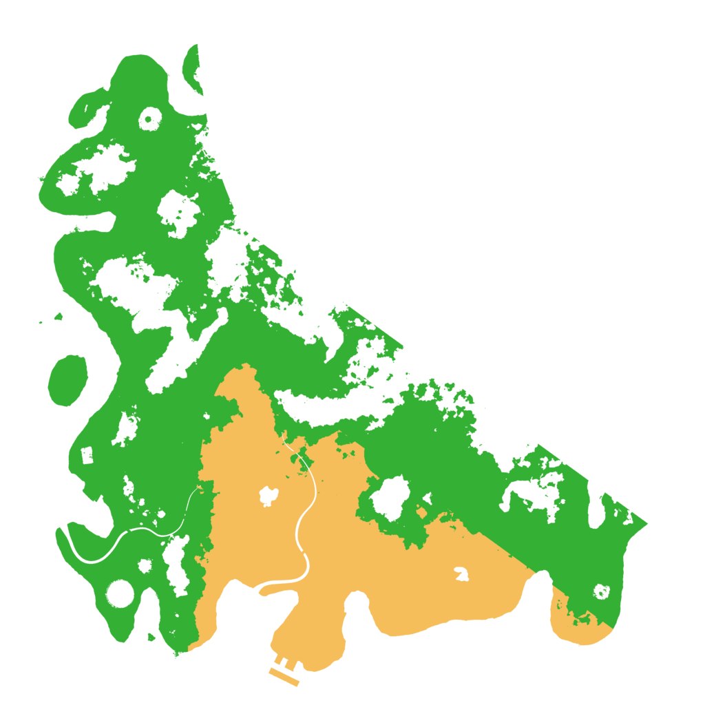 Biome Rust Map: Procedural Map, Size: 4500, Seed: 568954