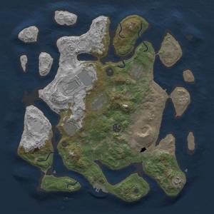 Thumbnail Rust Map: Procedural Map, Size: 3750, Seed: 42, 19 Monuments