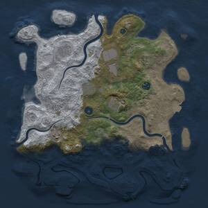 Thumbnail Rust Map: Procedural Map, Size: 3750, Seed: 42, 14 Monuments