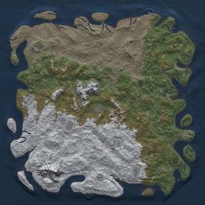 Thumbnail Rust Map: Procedural Map, Size: 5900, Seed: 2147483647, 20 Monuments