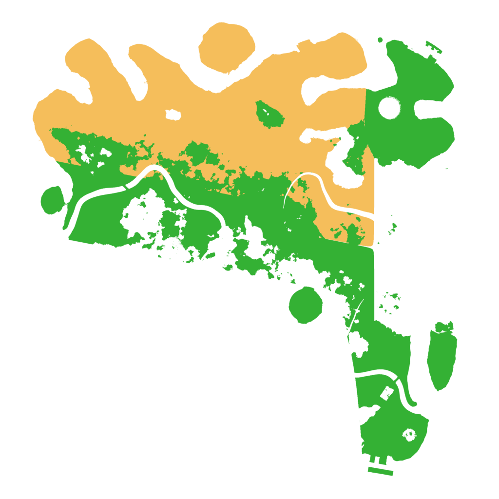 Biome Rust Map: Procedural Map, Size: 4000, Seed: 654132