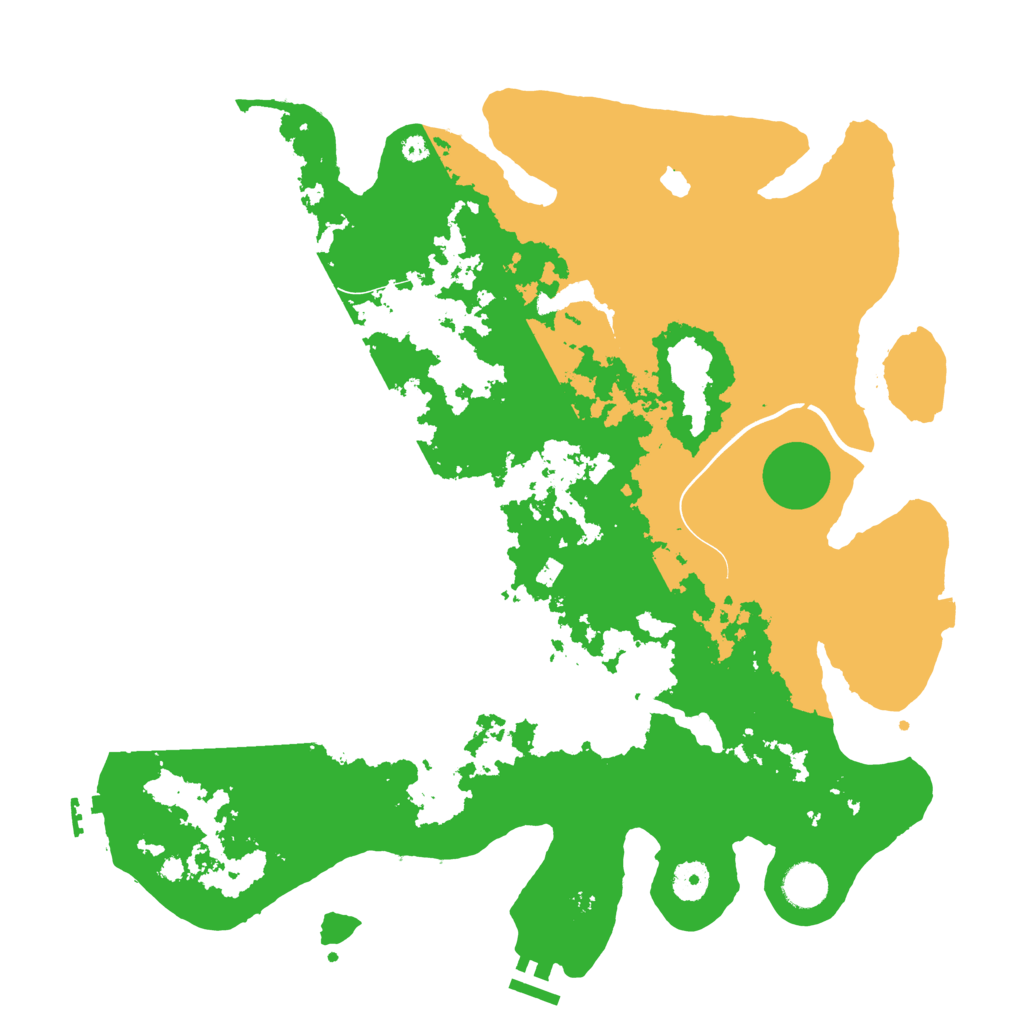 Biome Rust Map: Procedural Map, Size: 4000, Seed: 54263