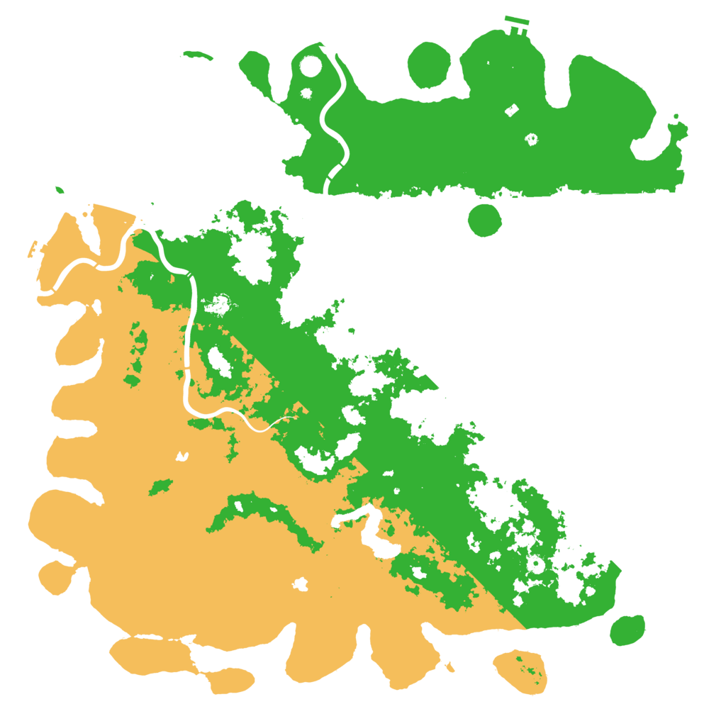 Biome Rust Map: Procedural Map, Size: 6000, Seed: 453630875