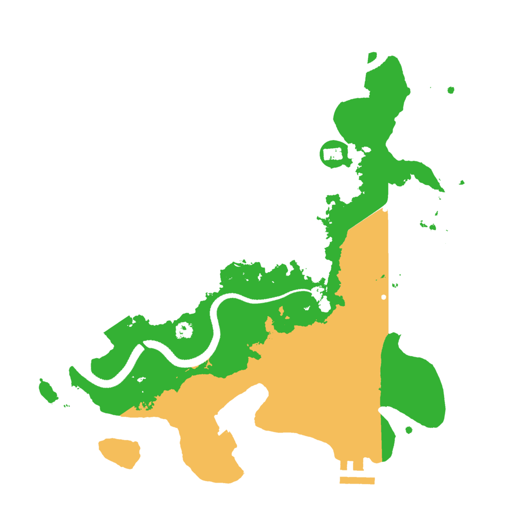 Biome Rust Map: Procedural Map, Size: 3000, Seed: 493886226