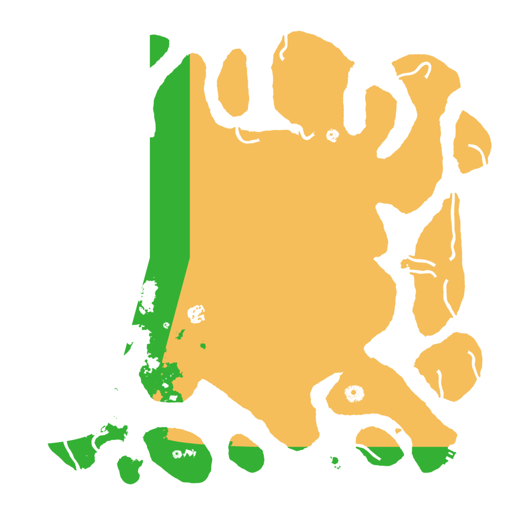 Biome Rust Map: Procedural Map, Size: 4250, Seed: 8008