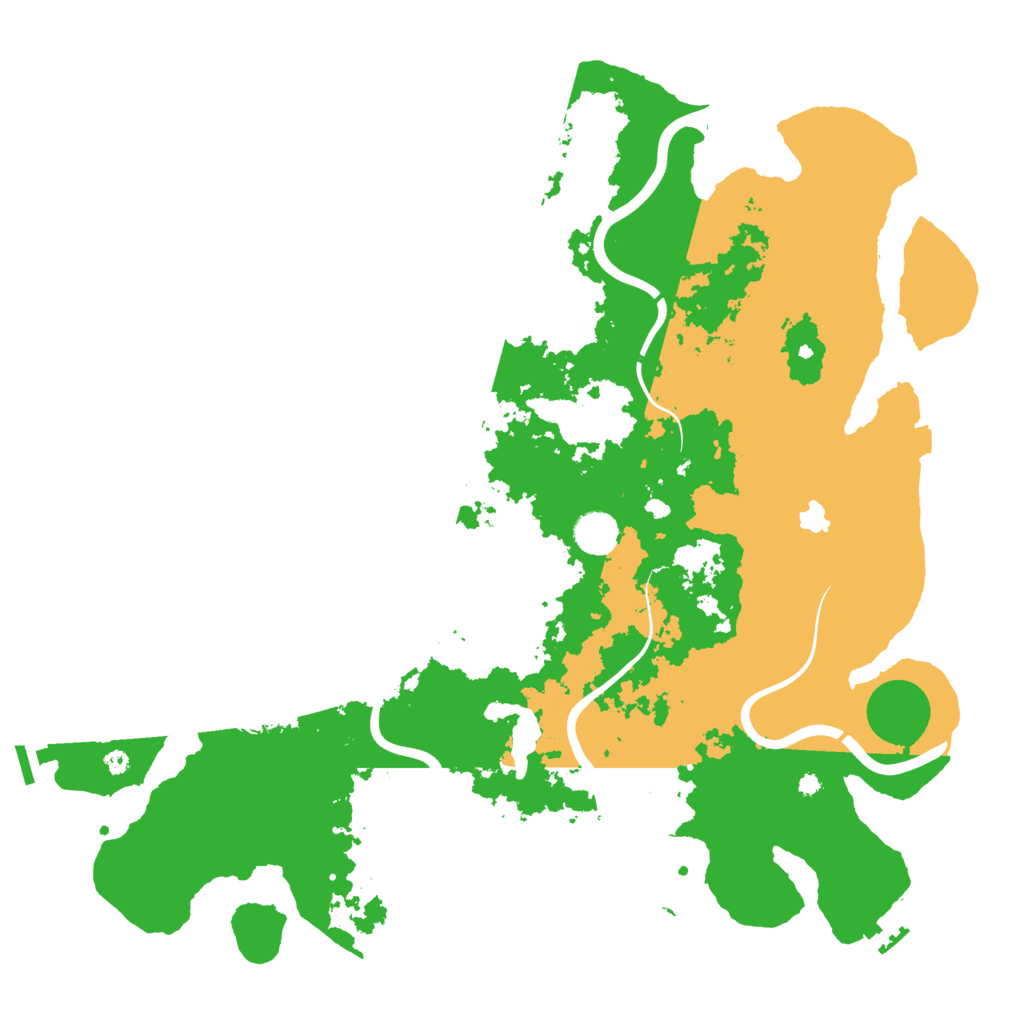 Biome Rust Map: Procedural Map, Size: 4250, Seed: 8008