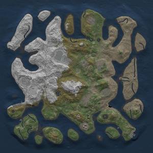 Thumbnail Rust Map: Procedural Map, Size: 4250, Seed: 8008, 20 Monuments