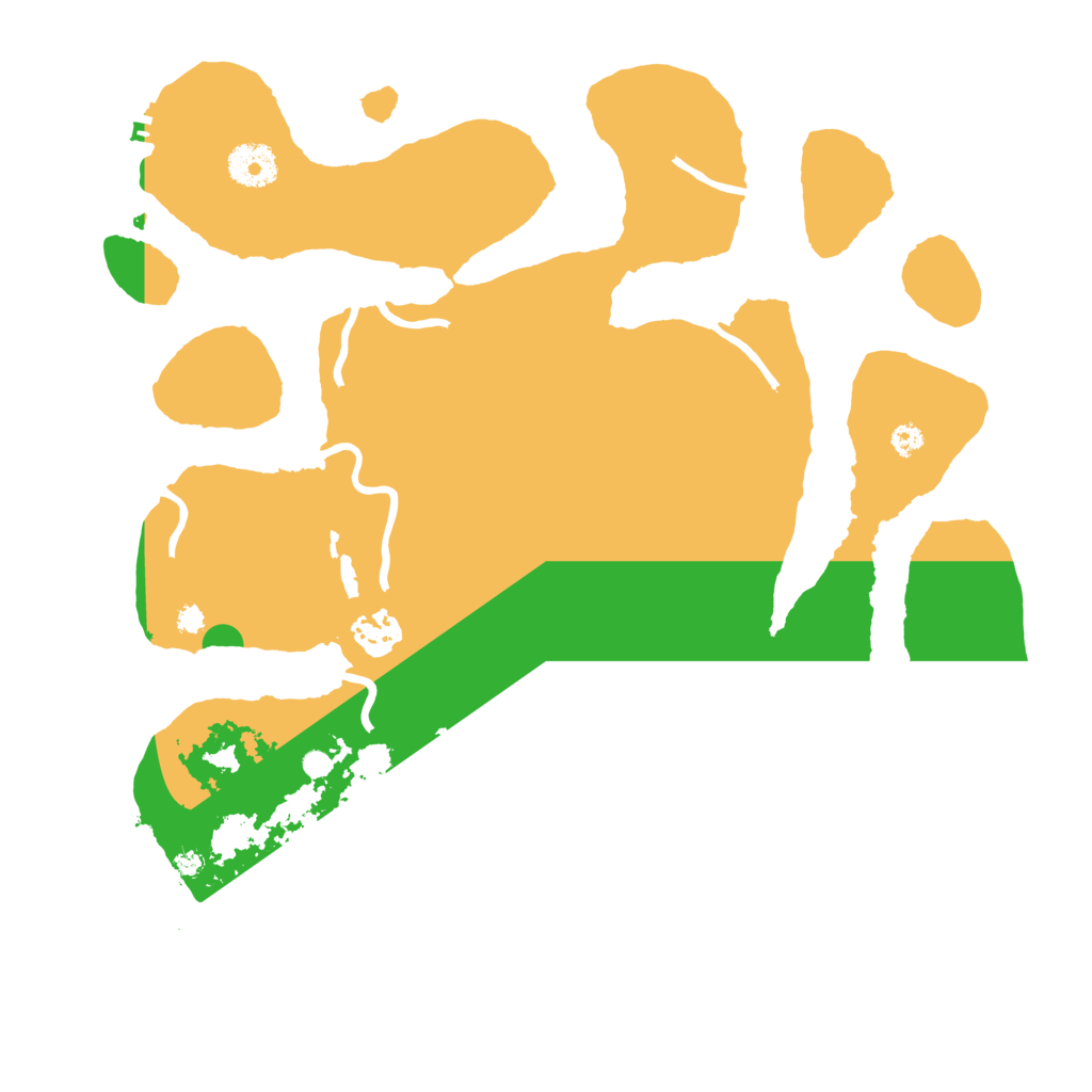 Biome Rust Map: Procedural Map, Size: 3500, Seed: 16623