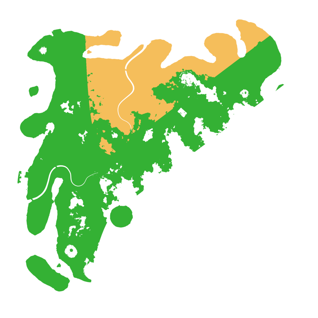 Biome Rust Map: Procedural Map, Size: 3900, Seed: 55601767