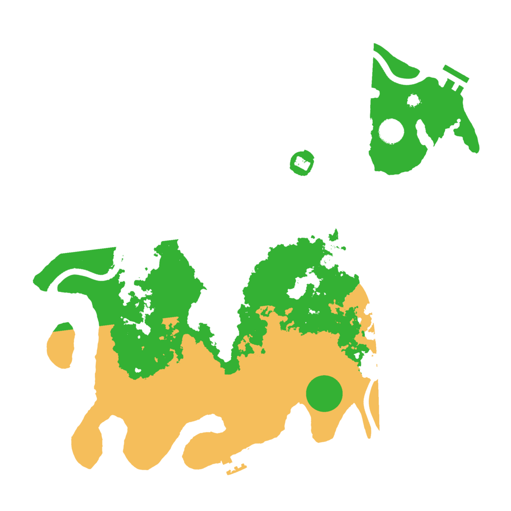 Biome Rust Map: Procedural Map, Size: 3700, Seed: 456170657