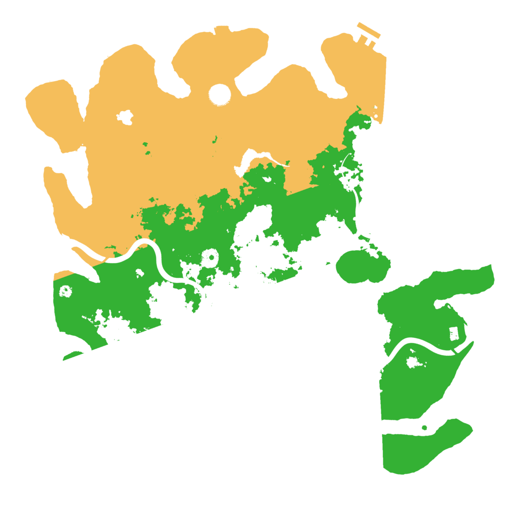 Biome Rust Map: Procedural Map, Size: 4200, Seed: 10082021