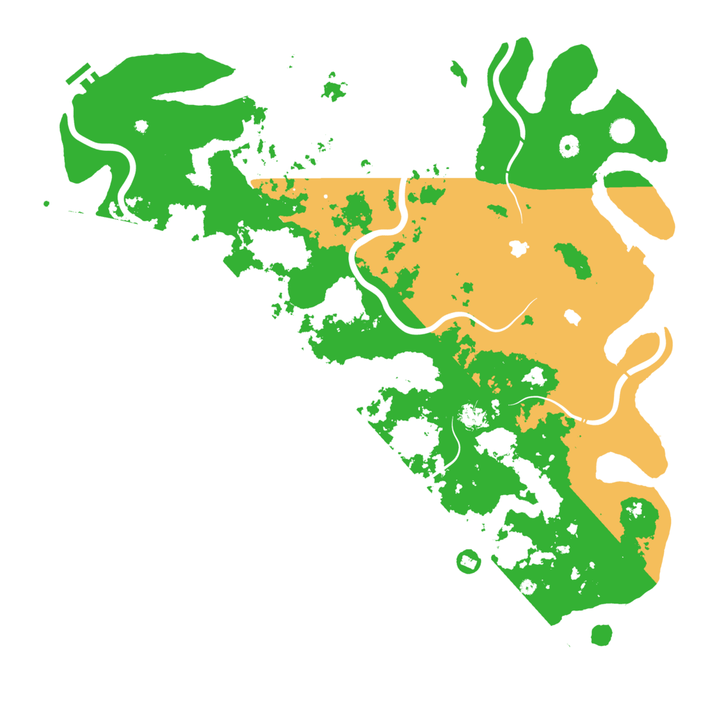Biome Rust Map: Procedural Map, Size: 5000, Seed: 976543129
