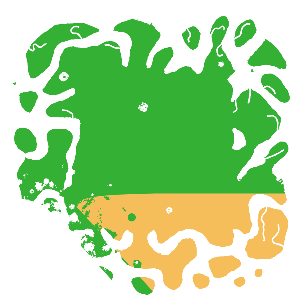 Biome Rust Map: Procedural Map, Size: 5000, Seed: 976543129