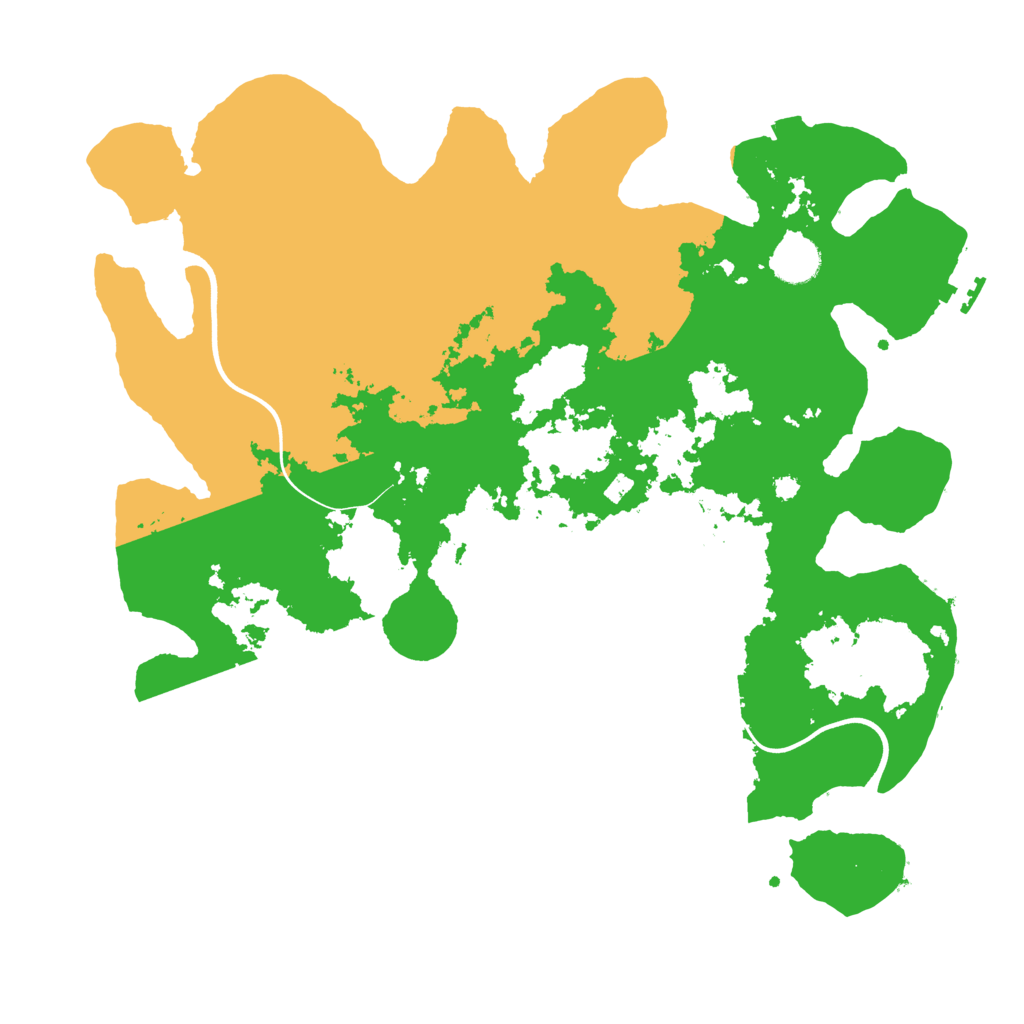 Biome Rust Map: Procedural Map, Size: 3800, Seed: 10082021