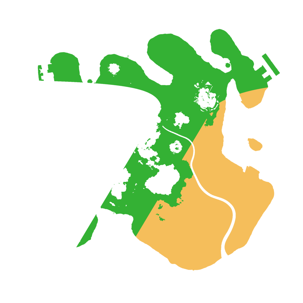 Biome Rust Map: Procedural Map, Size: 2500, Seed: 8253742