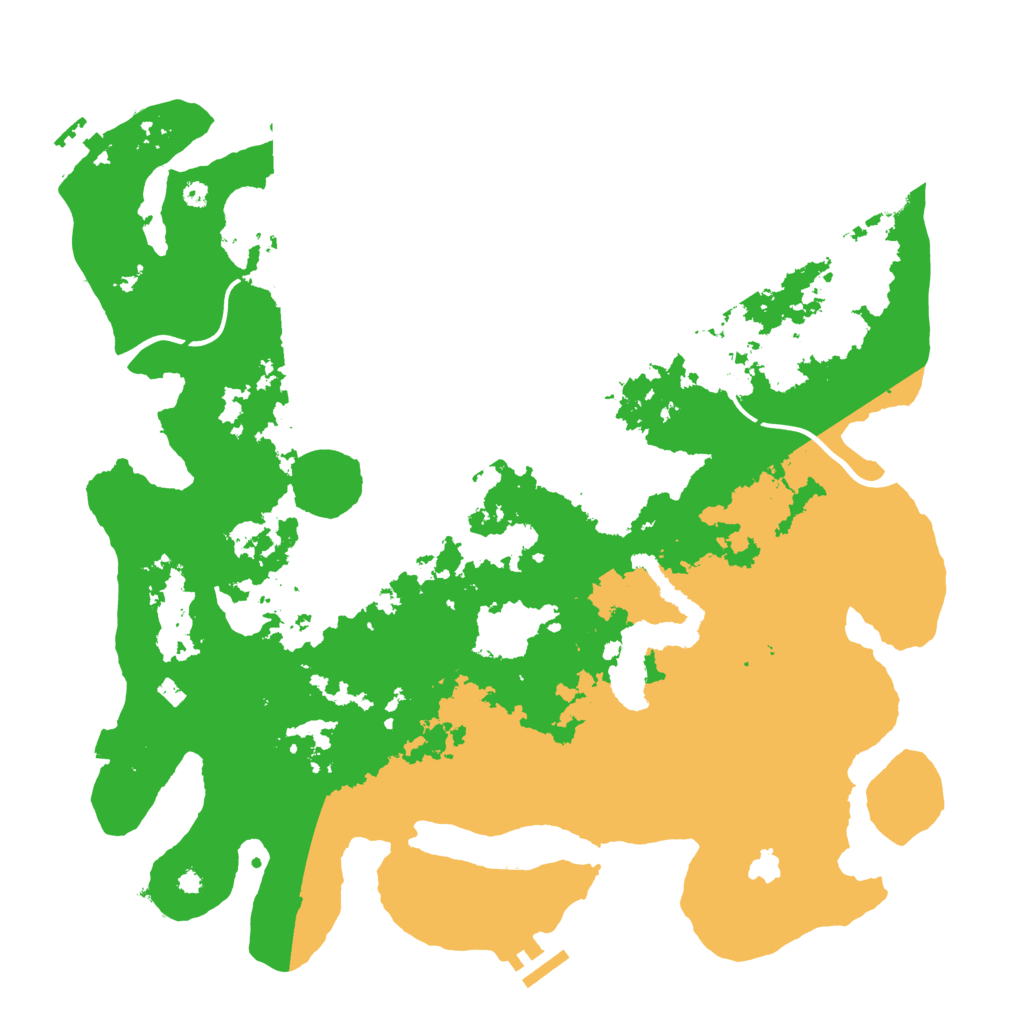 Biome Rust Map: Procedural Map, Size: 4000, Seed: 1858657522