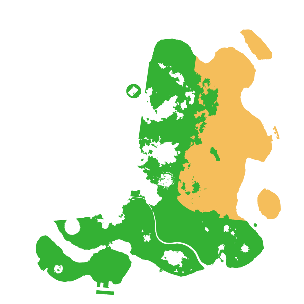 Biome Rust Map: Procedural Map, Size: 3500, Seed: 1067533482