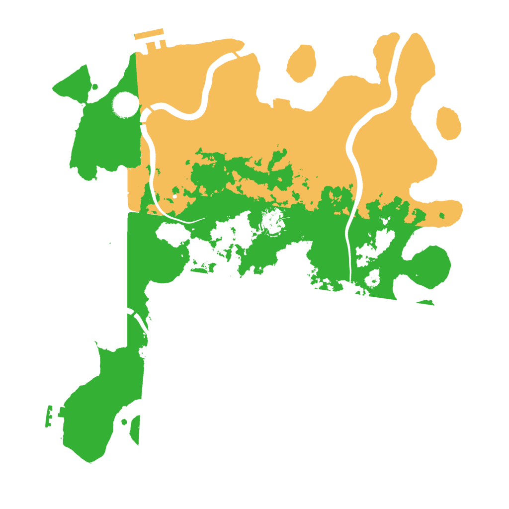Biome Rust Map: Procedural Map, Size: 3500, Seed: 103435946