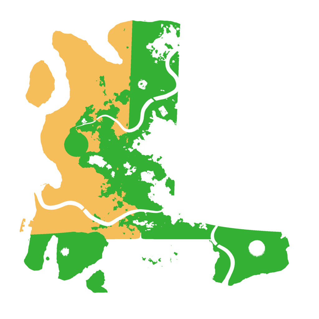 Biome Rust Map: Procedural Map, Size: 3500, Seed: 27384823