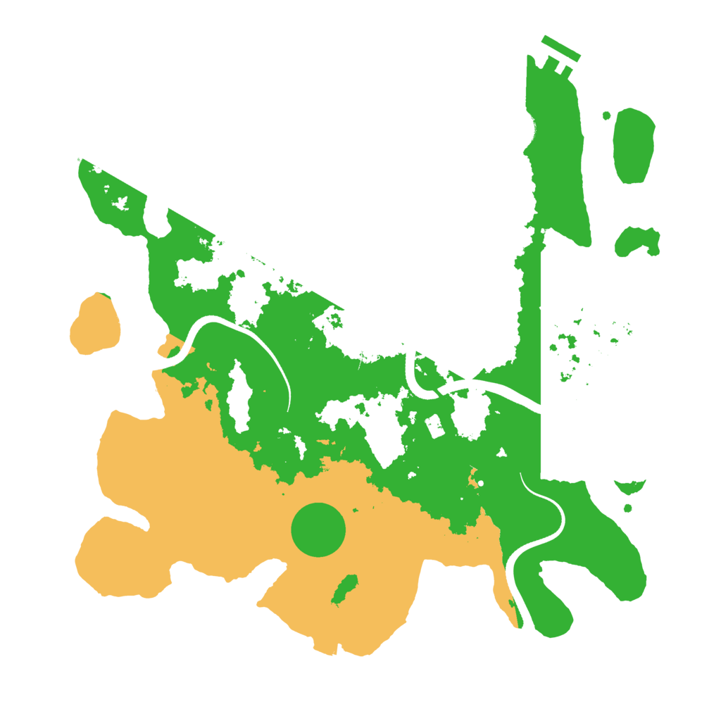 Biome Rust Map: Procedural Map, Size: 3500, Seed: 150044713
