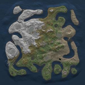 Thumbnail Rust Map: Procedural Map, Size: 4000, Seed: 1800899760, 22 Monuments