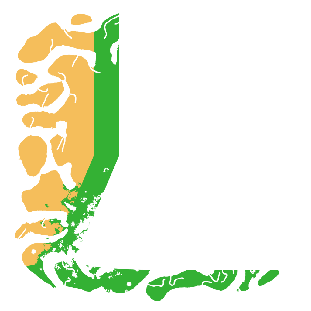 Biome Rust Map: Procedural Map, Size: 6000, Seed: 2001