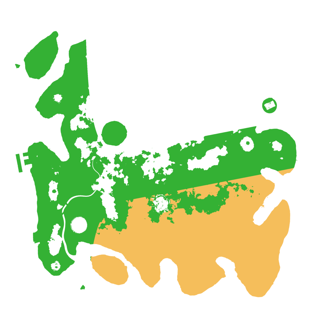 Biome Rust Map: Procedural Map, Size: 3500, Seed: 1779526736