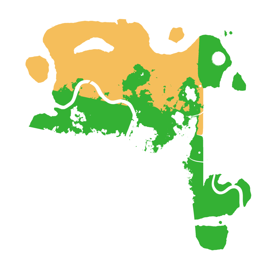 Biome Rust Map: Procedural Map, Size: 3500, Seed: 1119905487