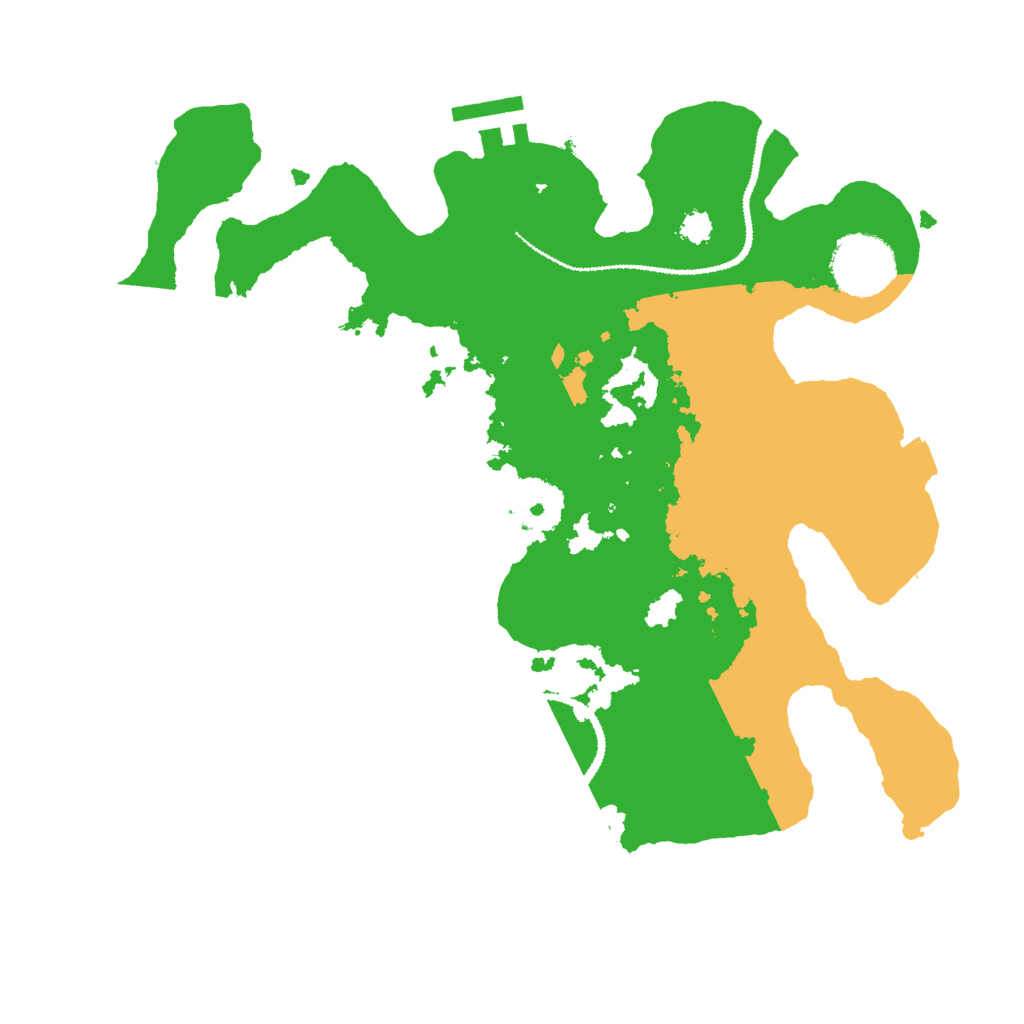 Biome Rust Map: Procedural Map, Size: 2900, Seed: 69996