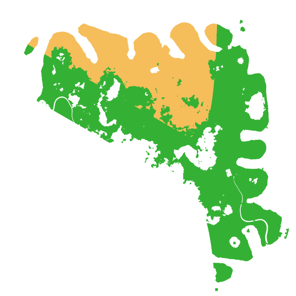 Biome Rust Map: Procedural Map, Size: 4250, Seed: 160326