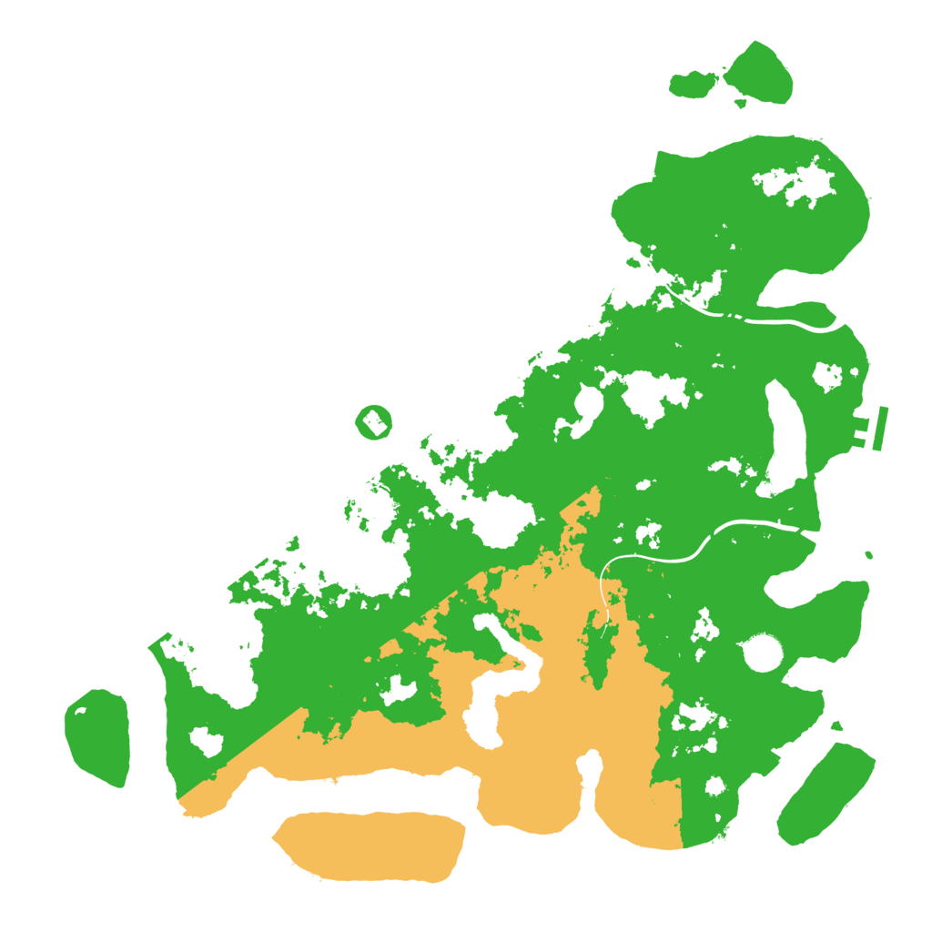 Biome Rust Map: Procedural Map, Size: 4250, Seed: 157966