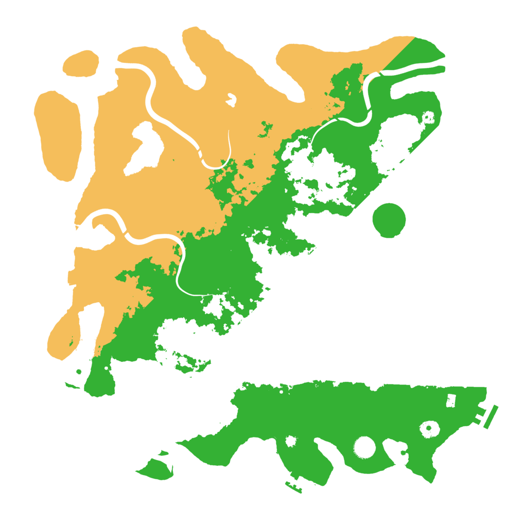 Biome Rust Map: Procedural Map, Size: 4250, Seed: 28403