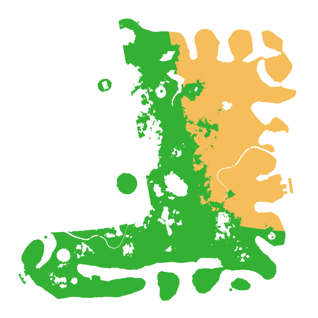 Biome Rust Map: Procedural Map, Size: 4250, Seed: 330843