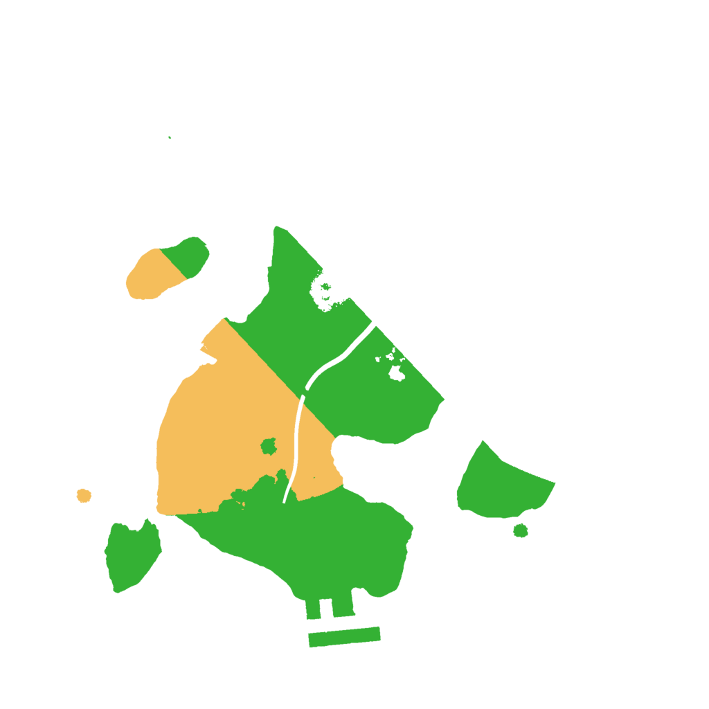 Biome Rust Map: Procedural Map, Size: 2000, Seed: 7126935