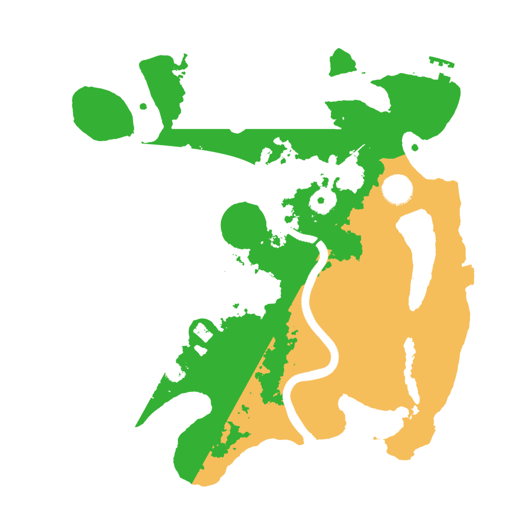 Biome Rust Map: Procedural Map, Size: 3000, Seed: 1760058963