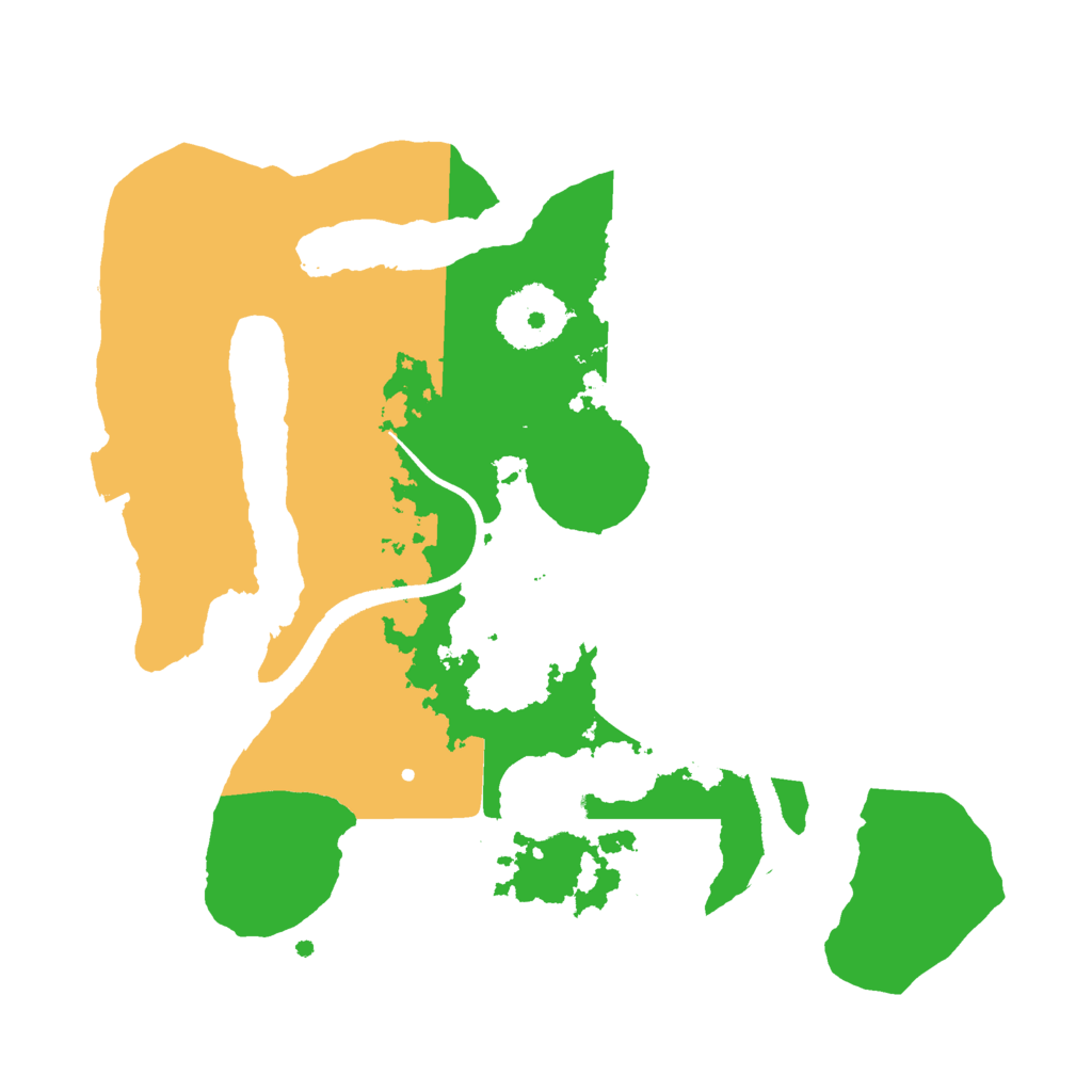 Biome Rust Map: Procedural Map, Size: 2500, Seed: 1195140294