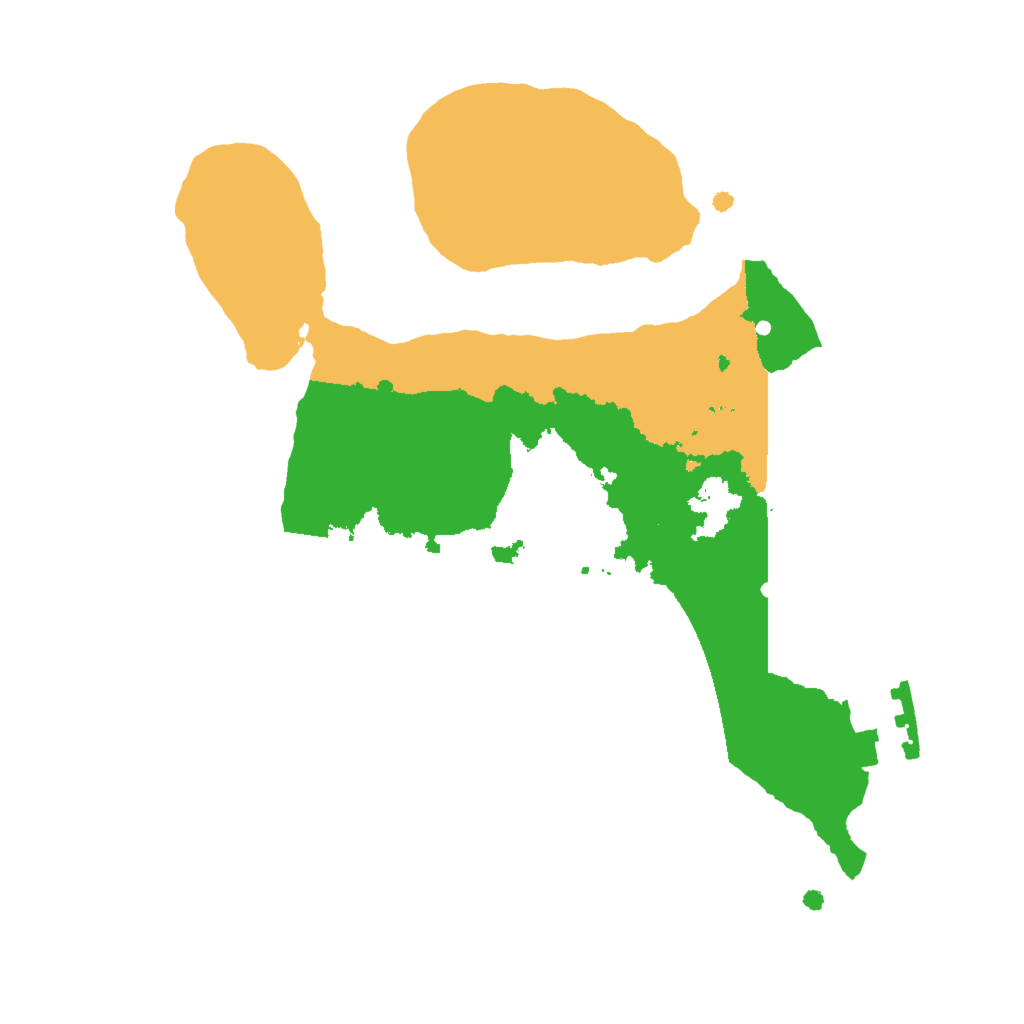 Biome Rust Map: Procedural Map, Size: 2000, Seed: 77955