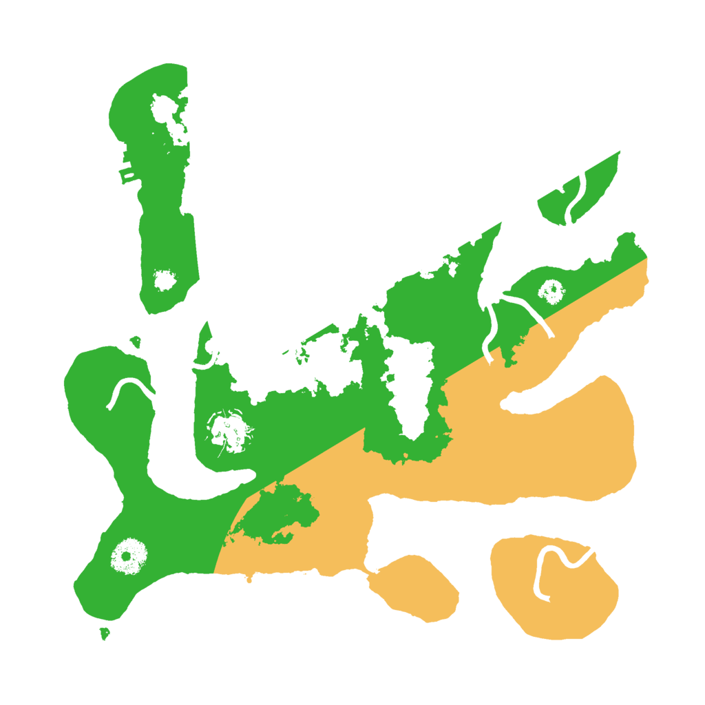 Biome Rust Map: Procedural Map, Size: 3000, Seed: 1378338916