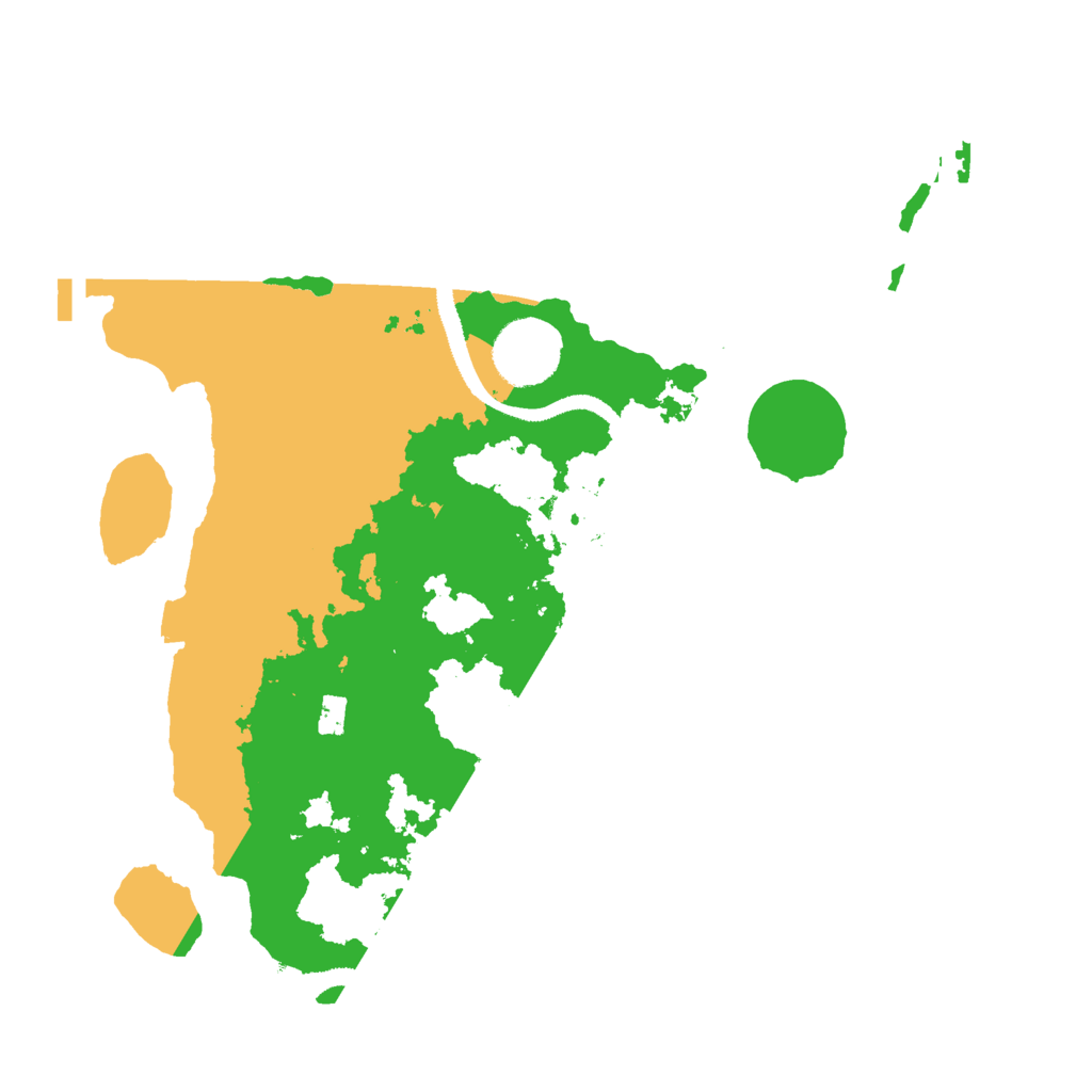 Biome Rust Map: Procedural Map, Size: 3000, Seed: 782889380