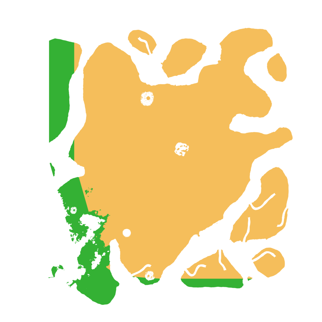 Biome Rust Map: Procedural Map, Size: 3500, Seed: 79868986