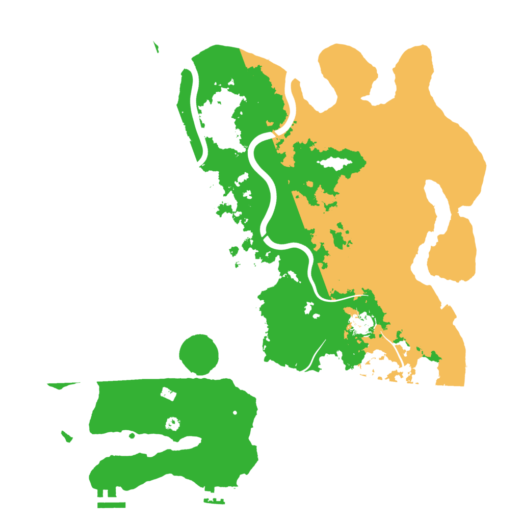 Biome Rust Map: Procedural Map, Size: 3750, Seed: 12471