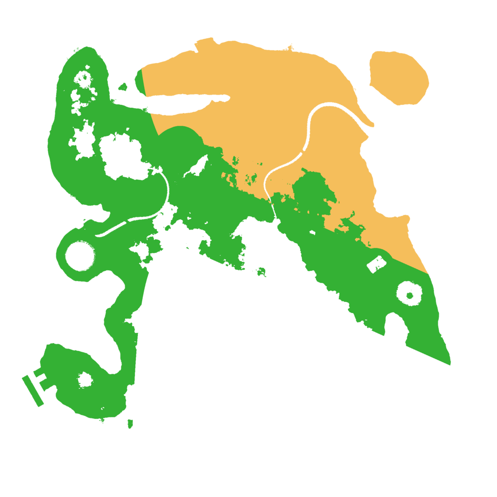 Biome Rust Map: Procedural Map, Size: 3000, Seed: 1136176506